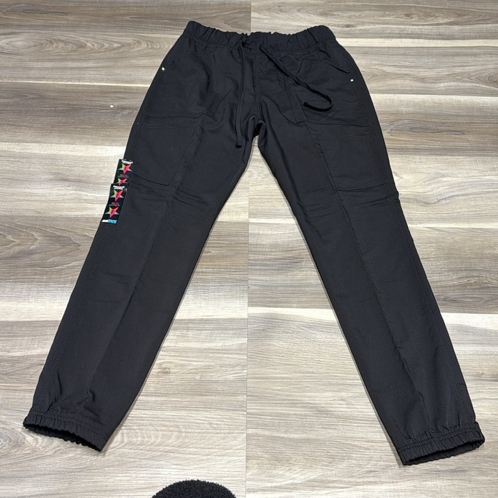 Scrub Star black scrubs size small NWT